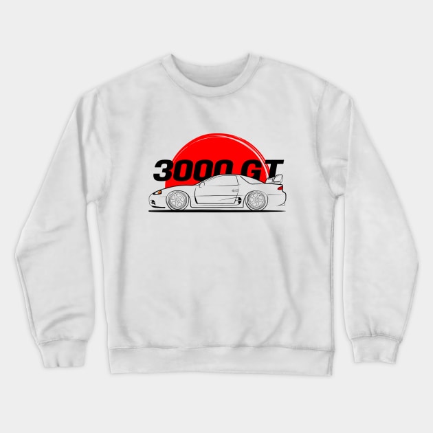 JDM 3000 GT Crewneck Sweatshirt by turboosted